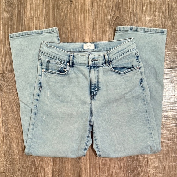 LOFT Denim - LOFT Sky Blue Straight Leg Jeans